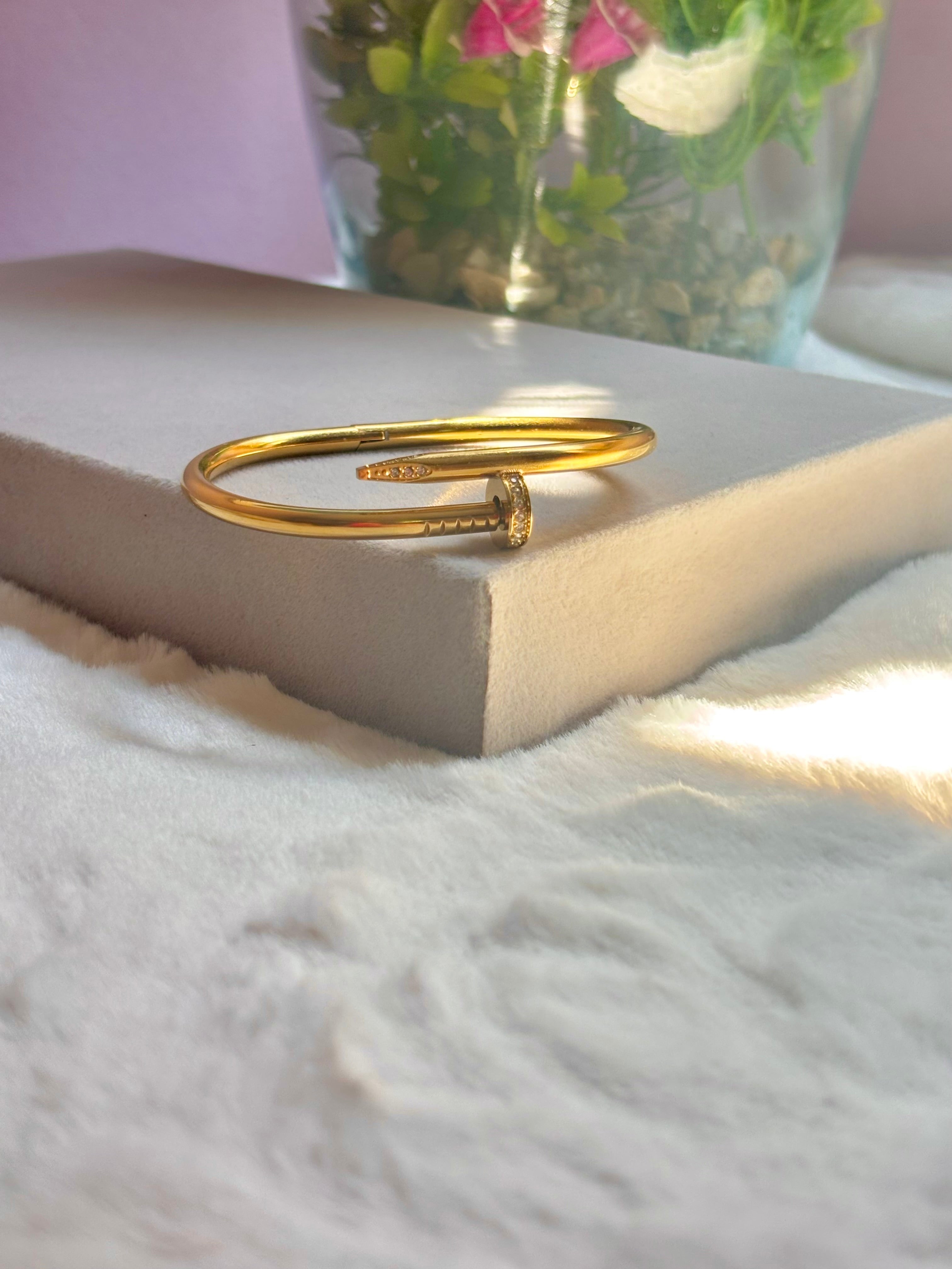 Nail Cuff Bracelet