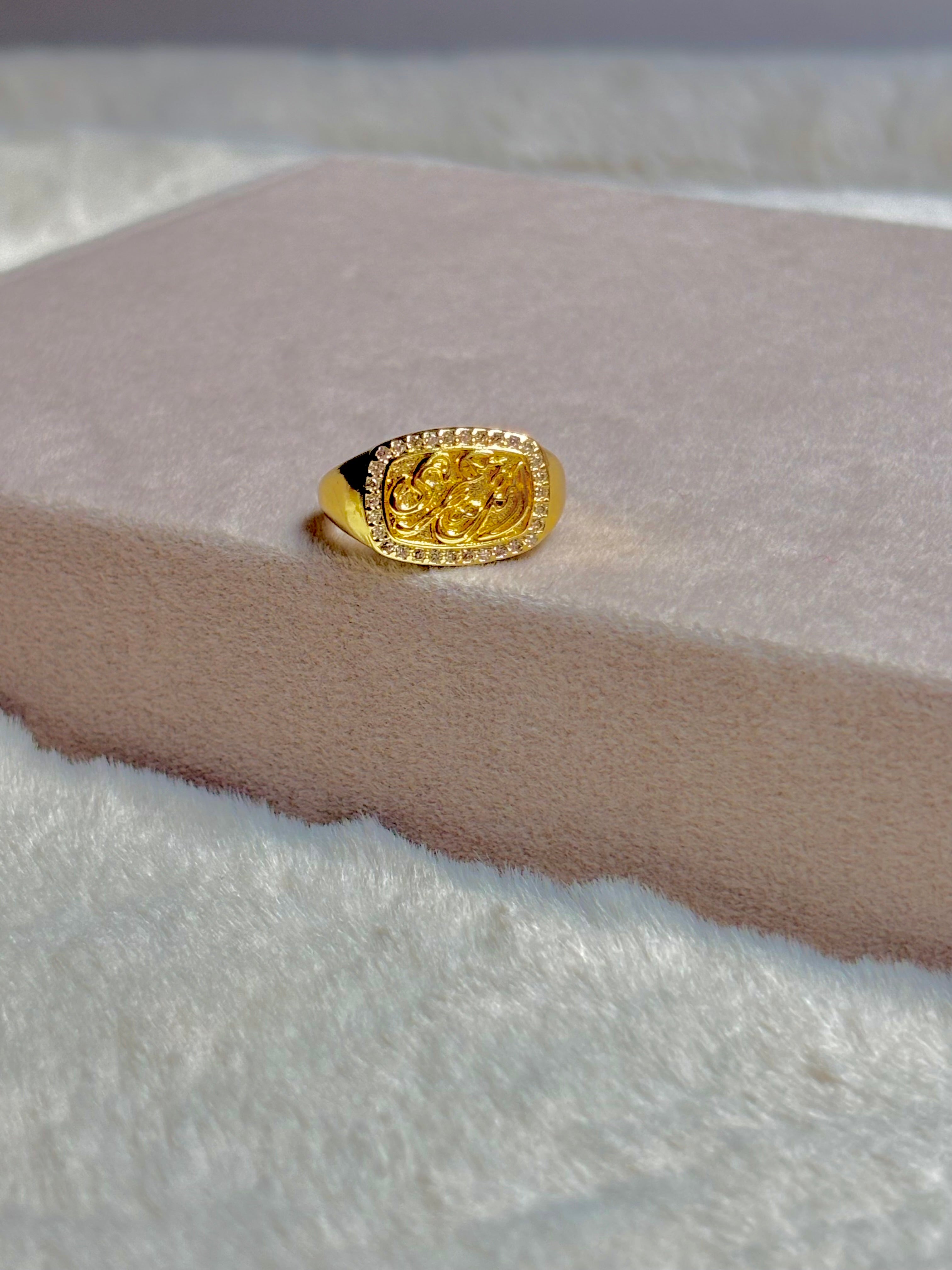 Enta Omry Strass Pinky Ring