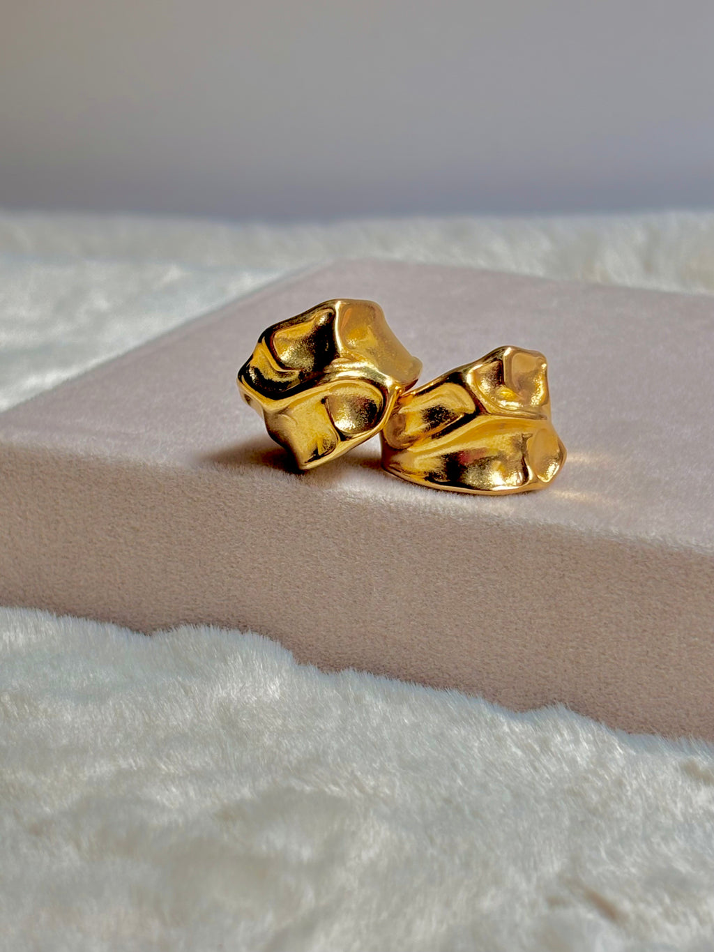 Golden Stone Ring