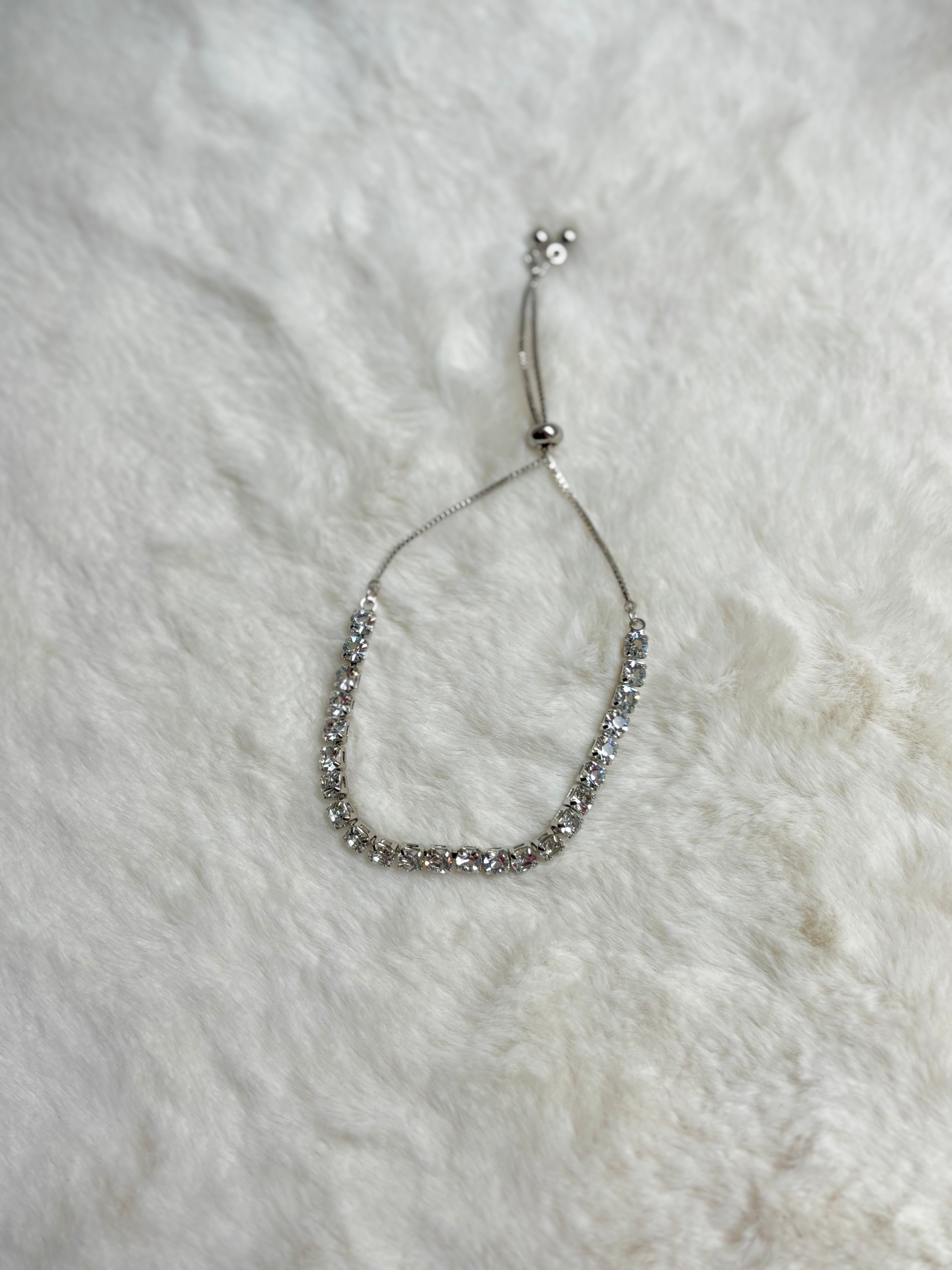 Silver Tennis Bracelet