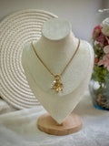 Starlit Flower Pendant Necklace