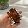 Three Brown & silver Bangles Set
