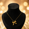 Golden Bow Necklace