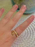 Pearl Leaf Ring