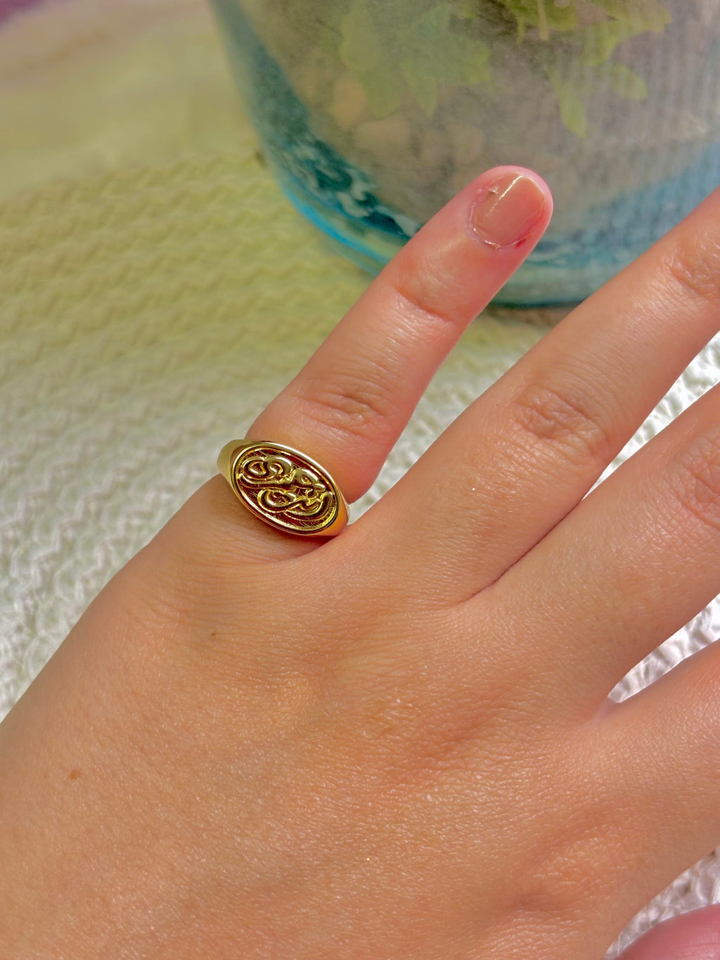 Enta Omry Arabic Pinky Ring