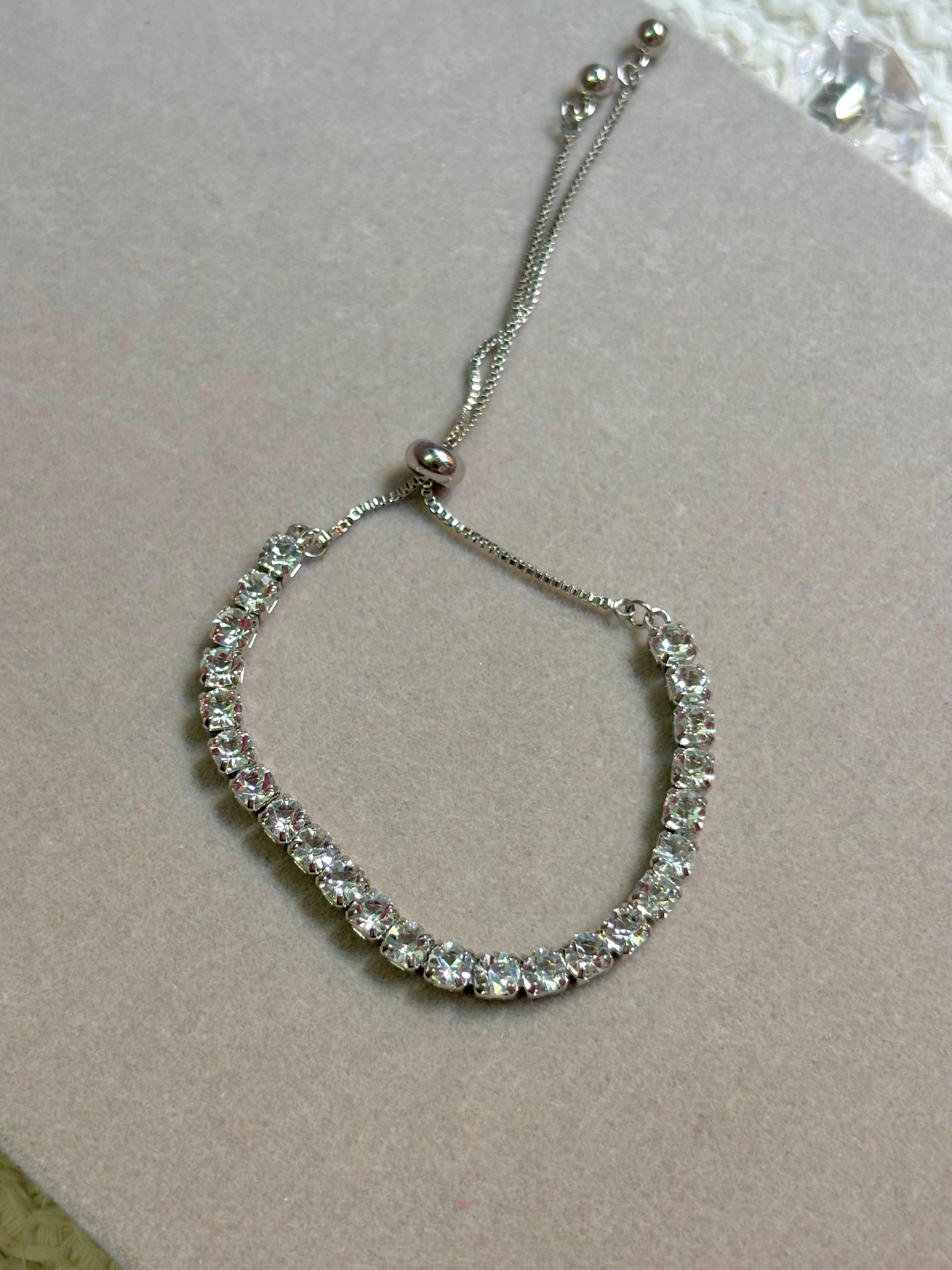 Silver Tennis Bracelet