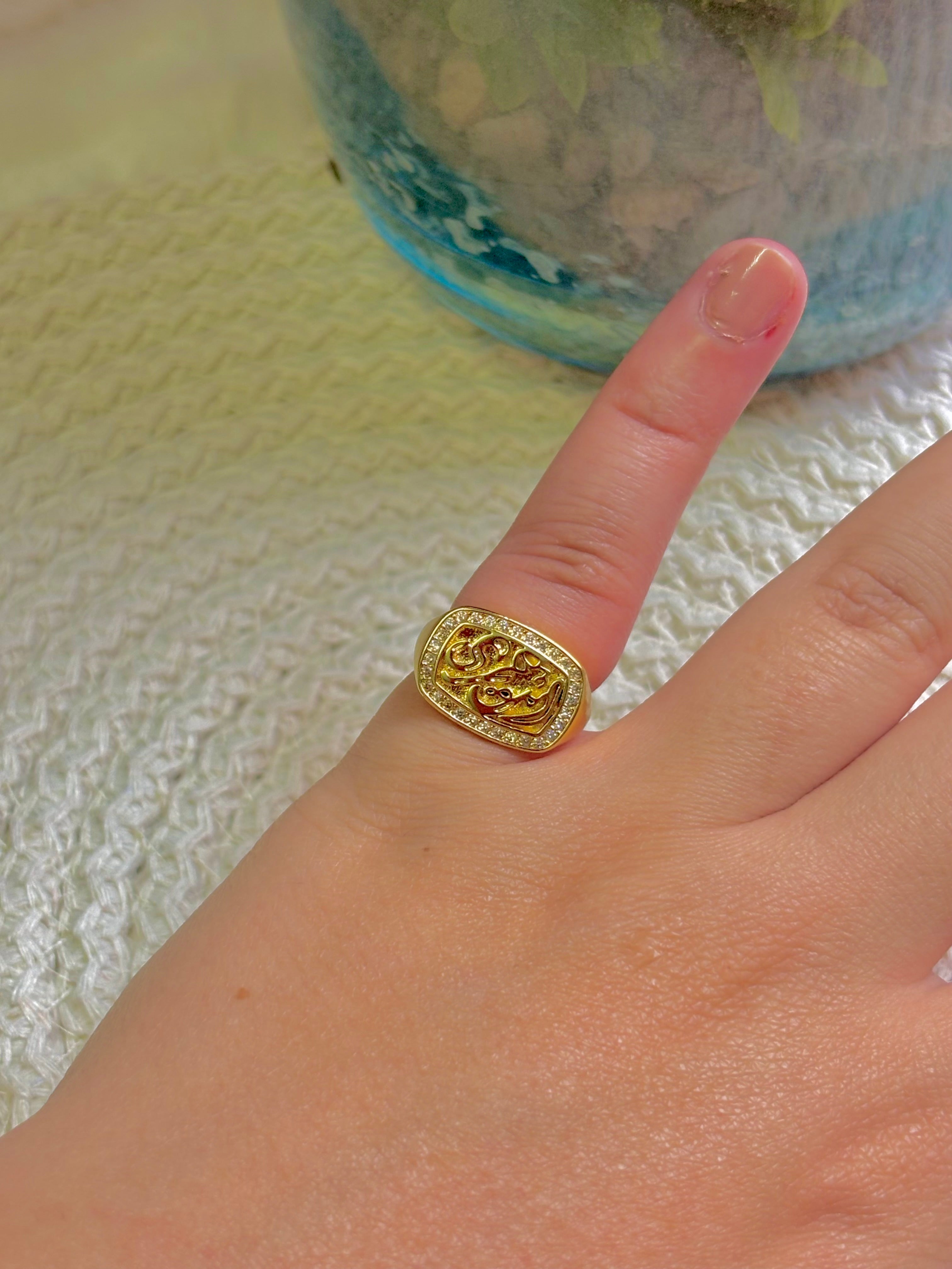 Enta Omry Strass Pinky Ring