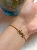 Golden Monogram Bracelet