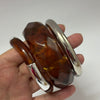 Three Brown & silver Bangles Set