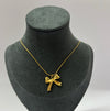 Golden Bow Necklace