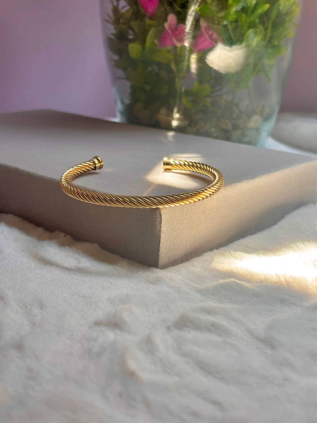 Golden Braided Bracelet