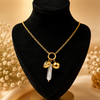 Golden Harmony Charm Necklace