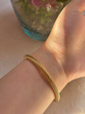 Golden Braided Bracelet