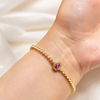 Purple Stone Tennis Bracelet