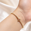Pink Stone Tennis Bracelet