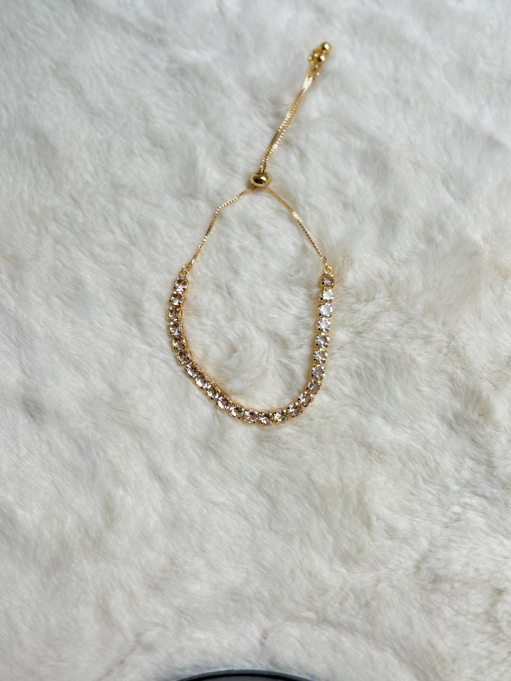 Gold Tennis Bracelet