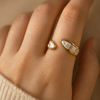 White Snake Ring