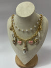 Seashell Heart Pearl Necklace