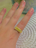 Enta El Hob Arabic Ring