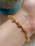 Blush Pink Tulip Bracelet