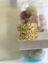 Gold Molten Texture Bracelet