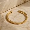 Golden Braided Bracelet