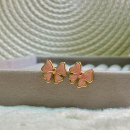 Blush Bow Earrings