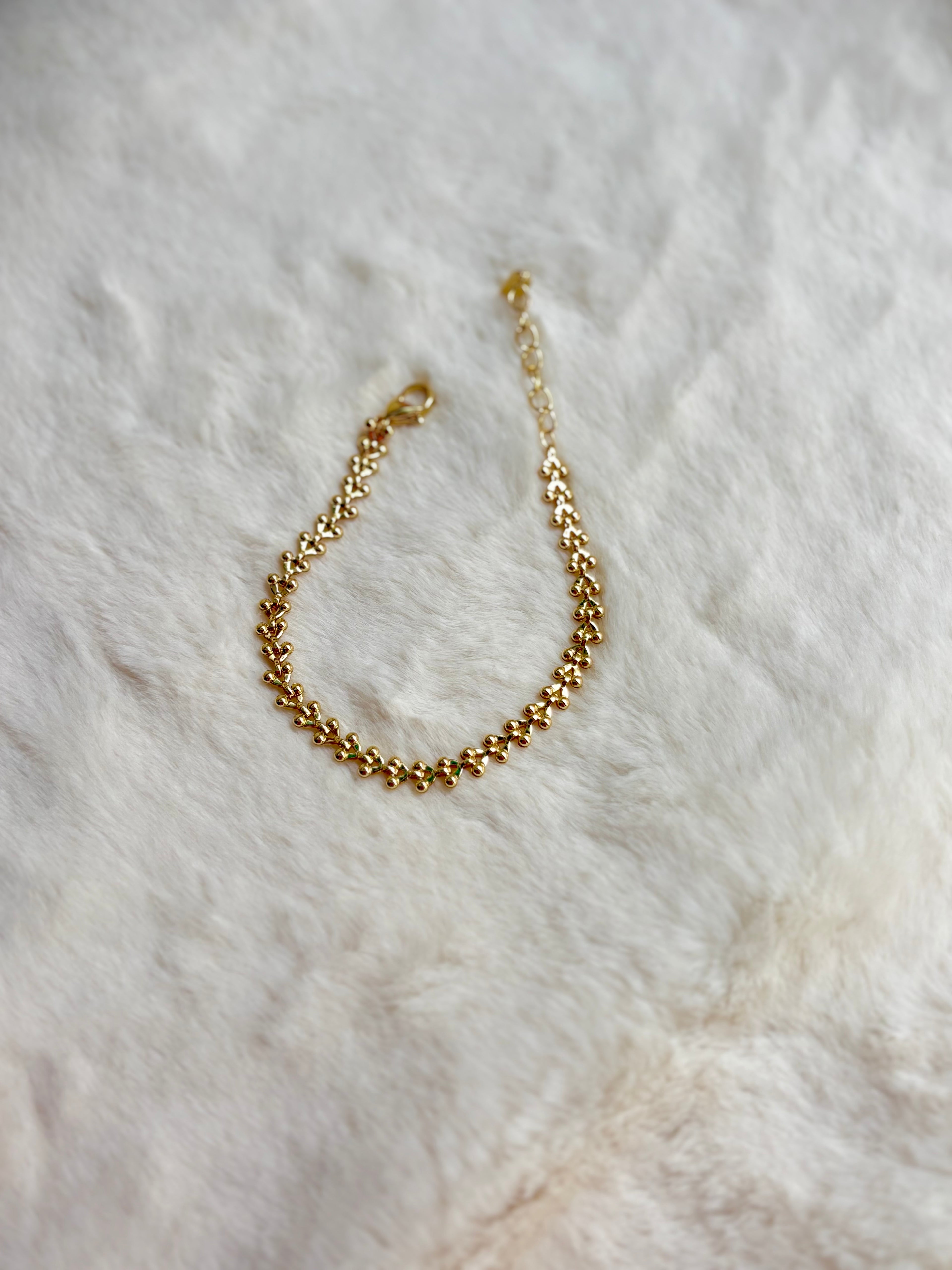 Gold Bubble Bracelet