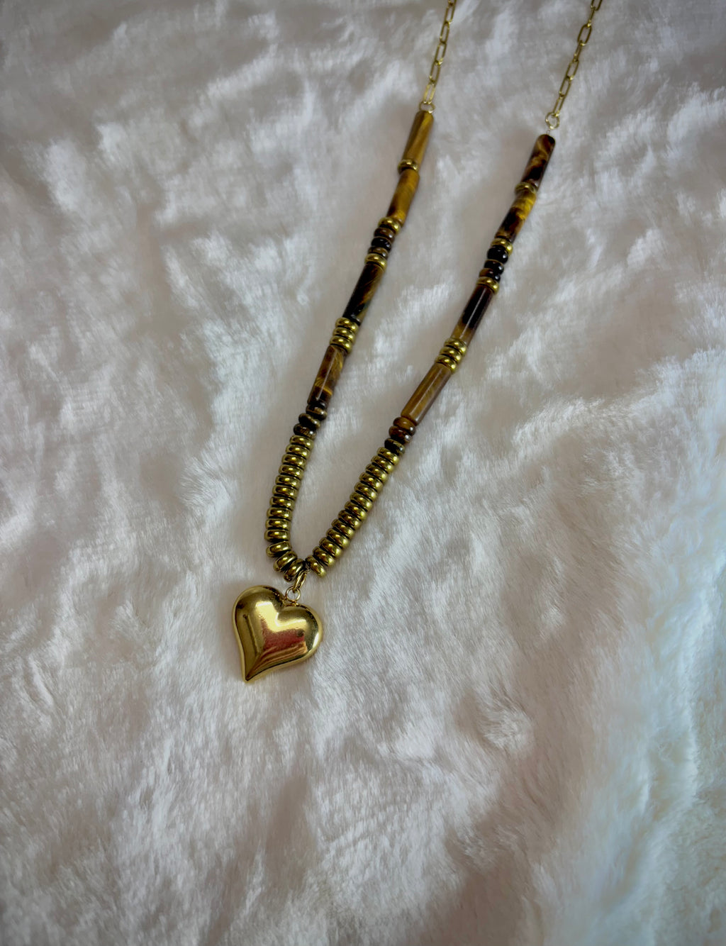 Golden Heart Necklace