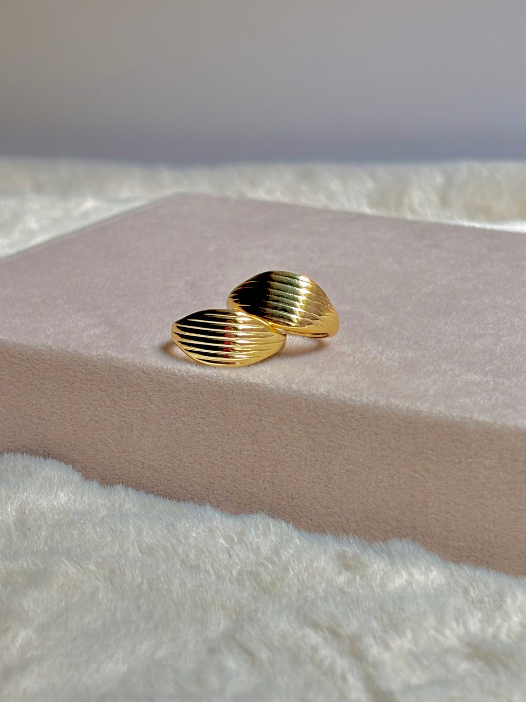 Golden Shell Ring