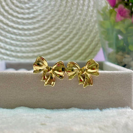 Golden Bow Earrings