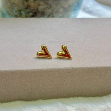 Golden Heart Earrings