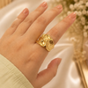 Golden Stone Ring