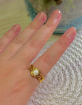 White Stone Luxe Ring