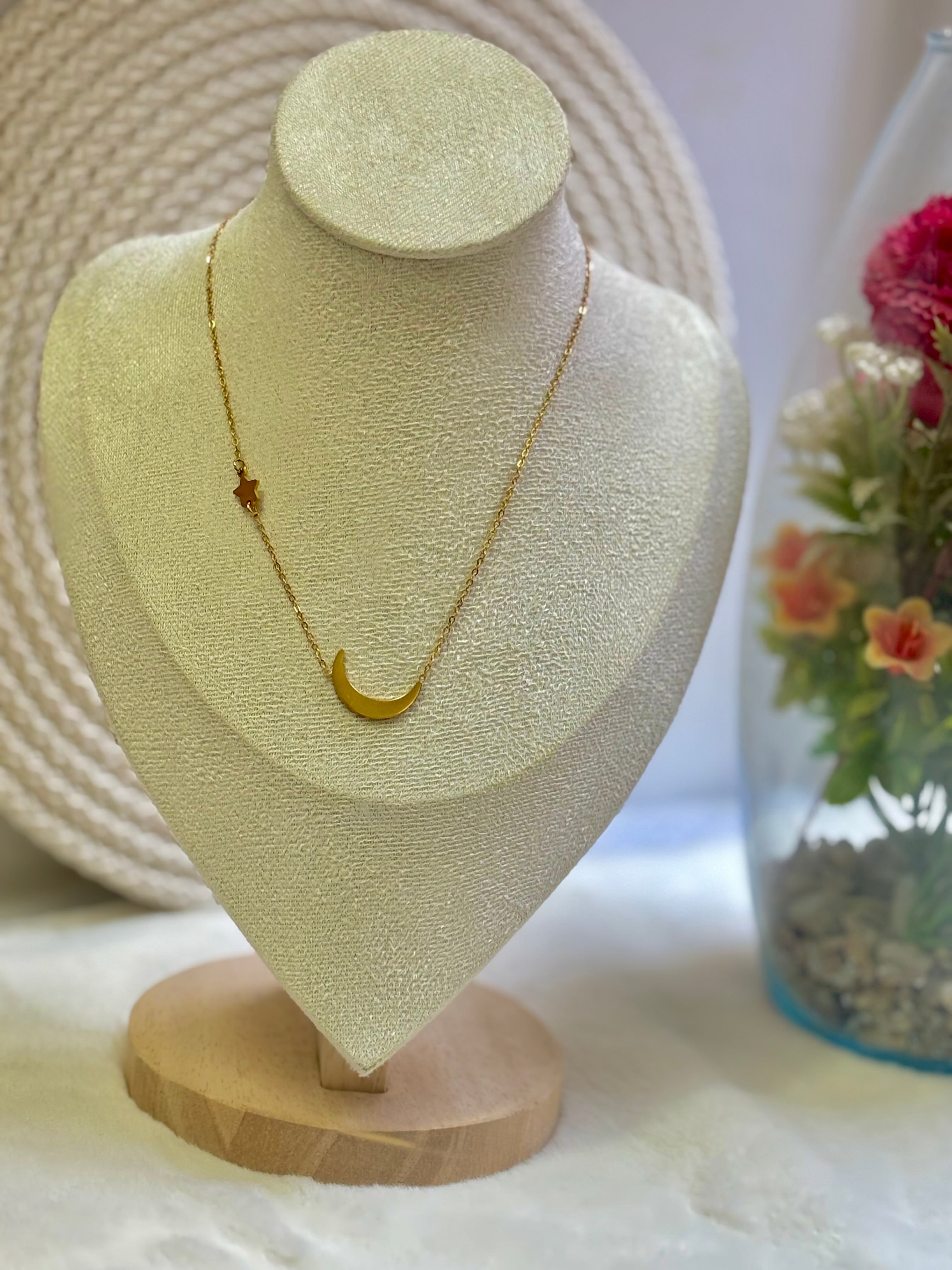 Moon & Star Necklace