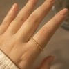 Strass Chain Ring